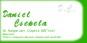 daniel csepela business card